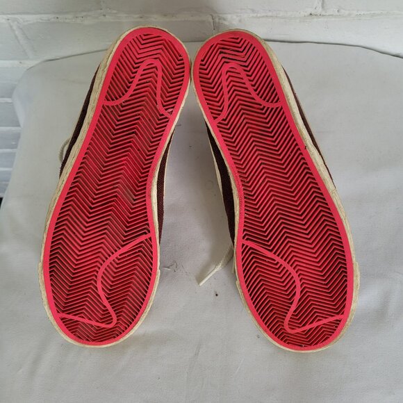 Nike Blazer Metallic Burgundy Women's Mid Trainers Size 8 - Picture 7 of 10